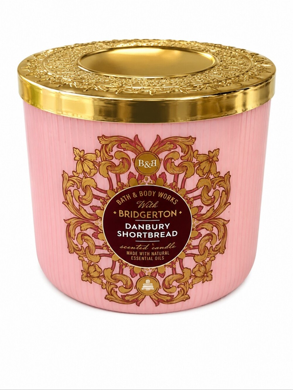 Bath & Body Works Bridgerton Danbury Shortbread 3-Wick Candle 14.5 oz Rare